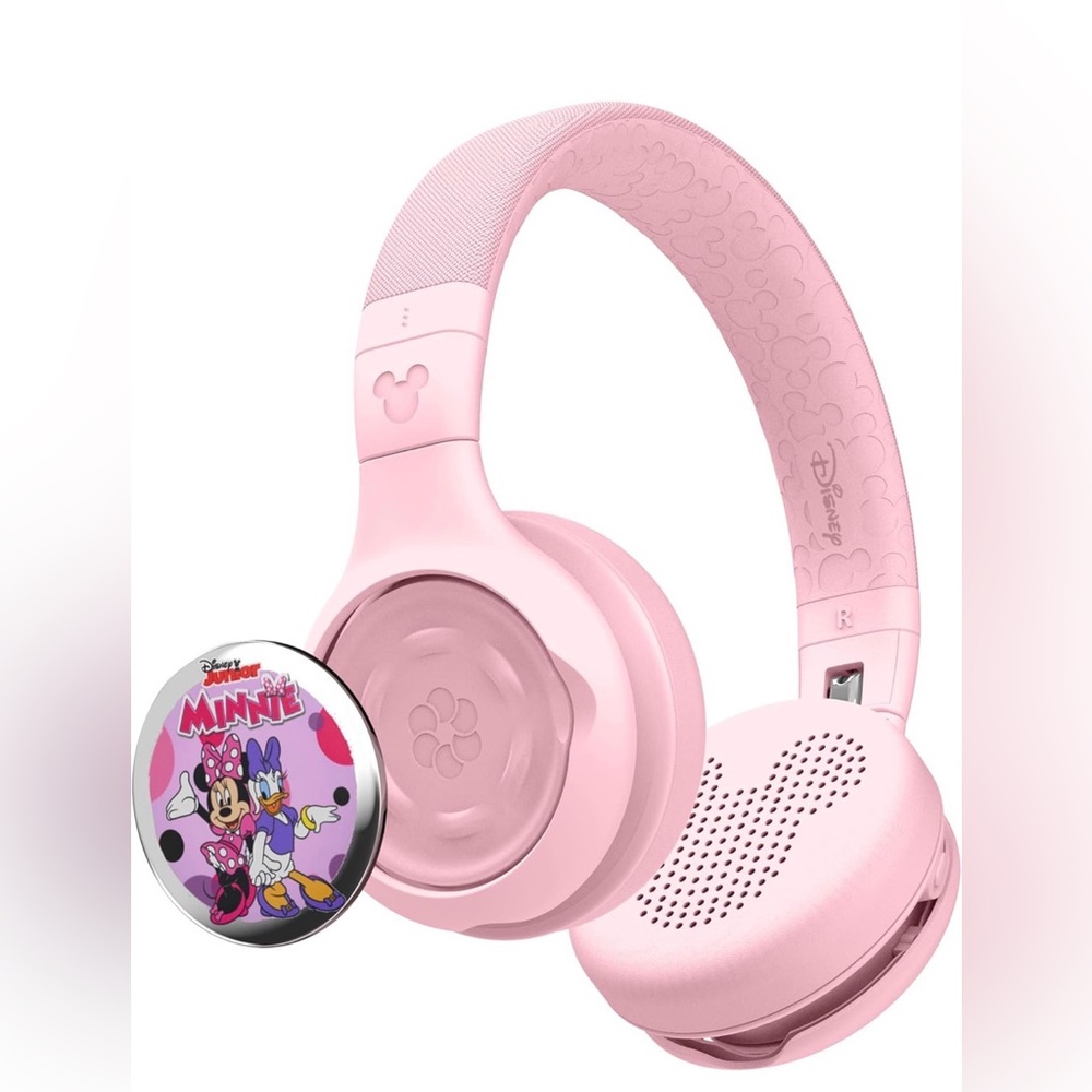 Disney Kids Storyphones Headphones, Includes Minnie Mouse StoryShield, Pink NEW
